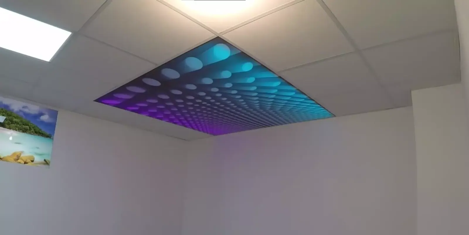 3D натяжной потолок для офиса — Тверь, бульвар Цанова, 8, фото 1